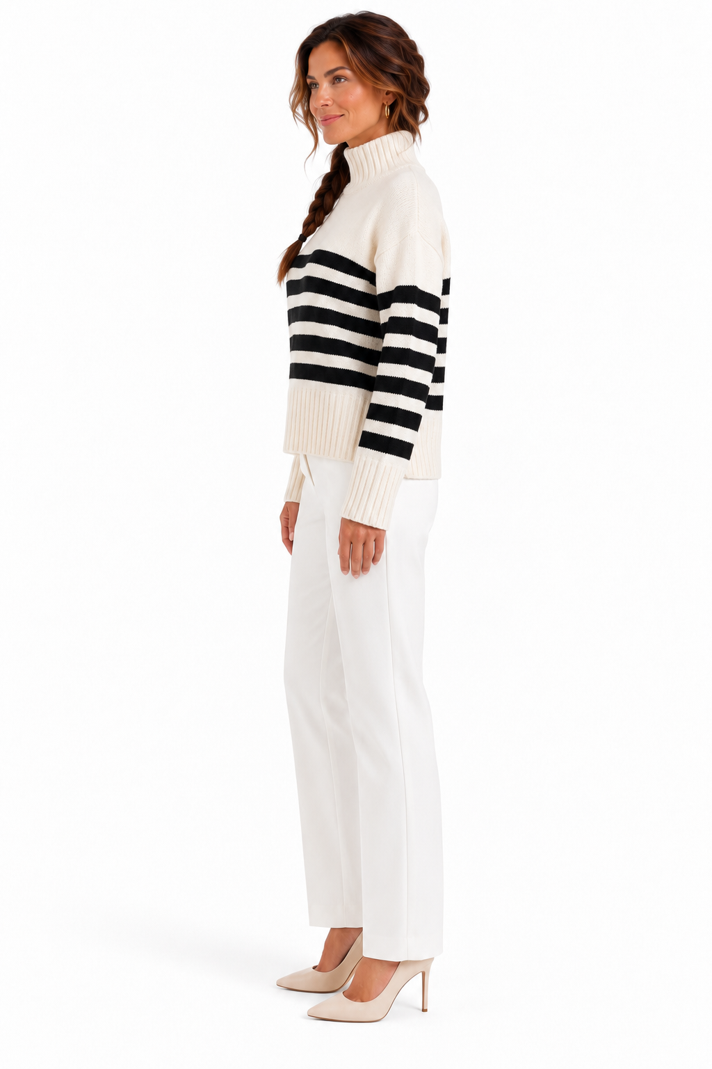 Suéter Oversized a Rayas