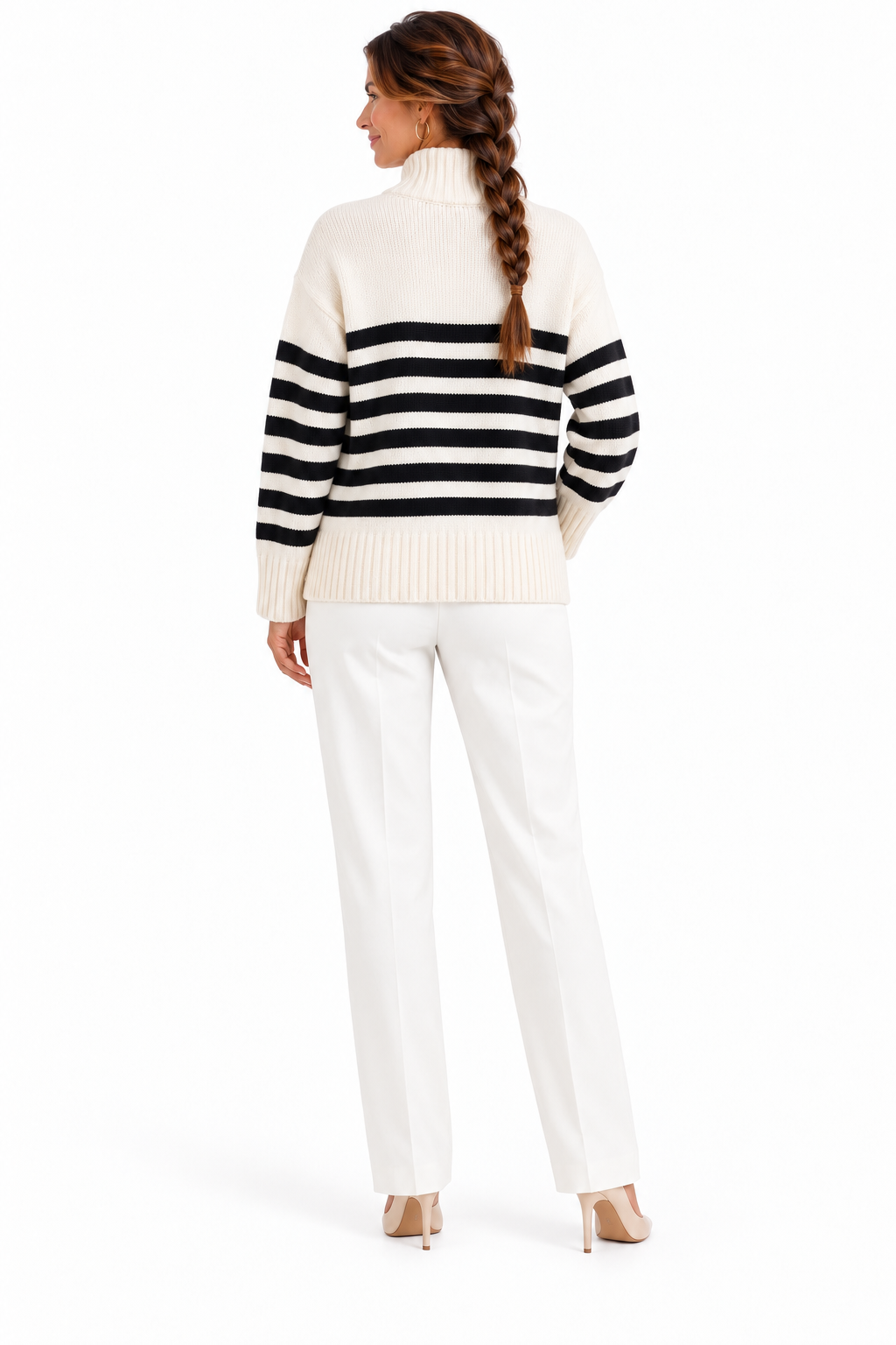 Suéter Oversized a Rayas
