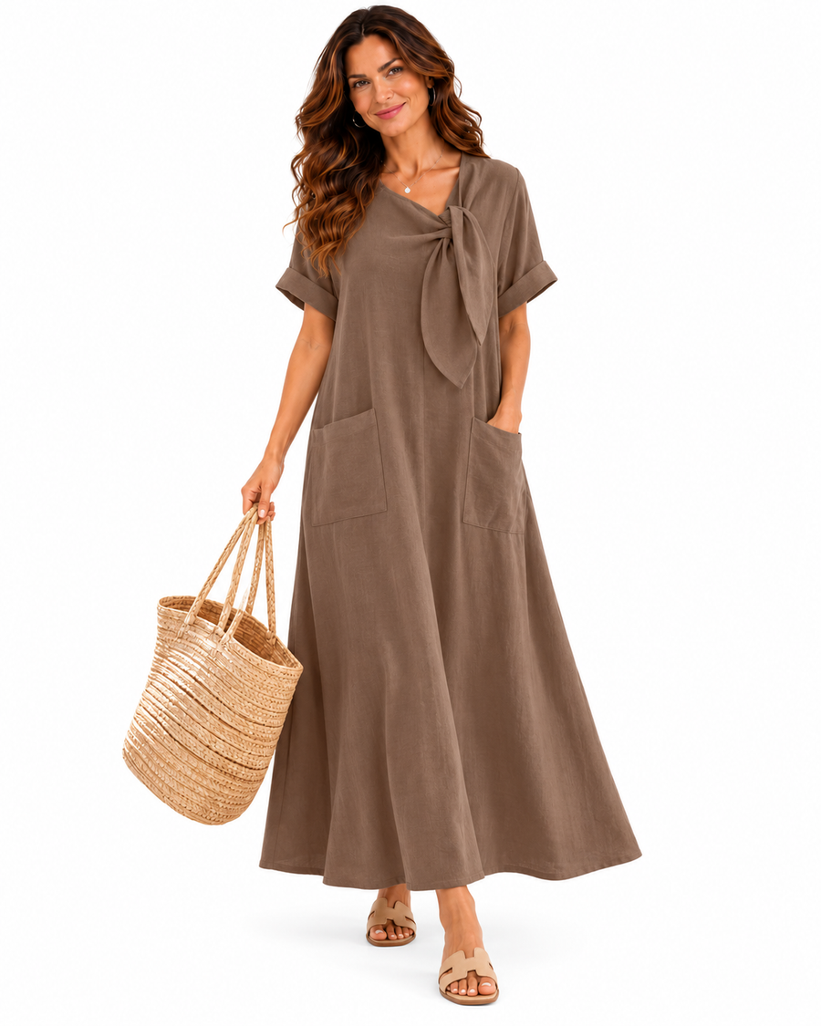 Fleur™ Vestido elegante con bolsillos