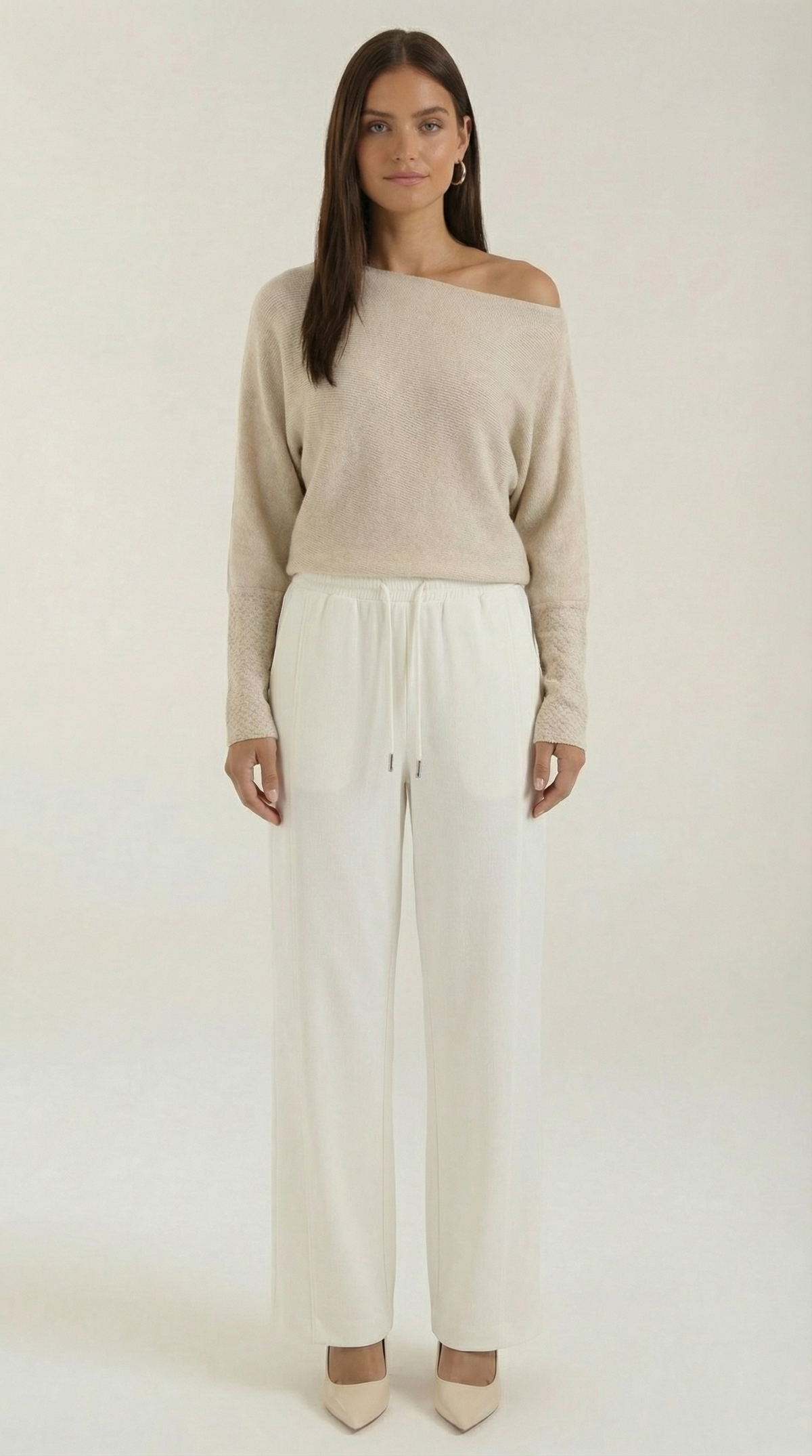 Suéter Mildred de Punto Off-Shoulder