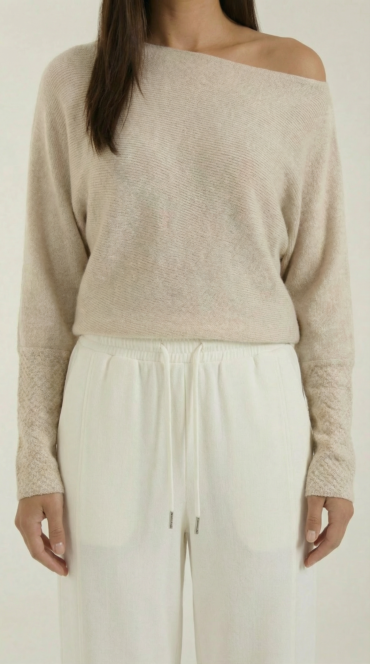 Suéter Mildred de Punto Off-Shoulder