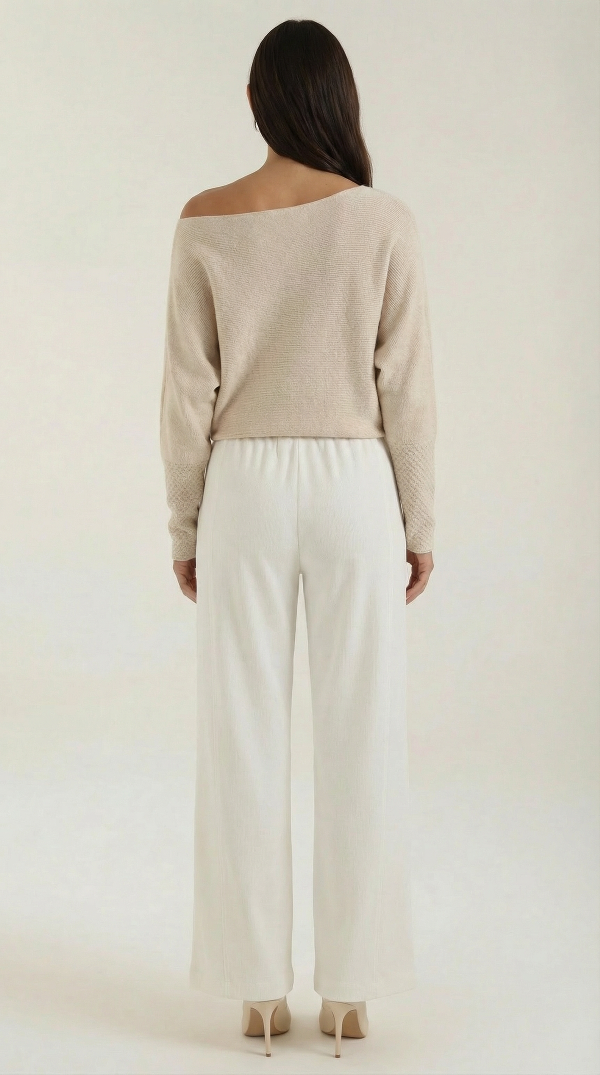 Suéter Mildred de Punto Off-Shoulder