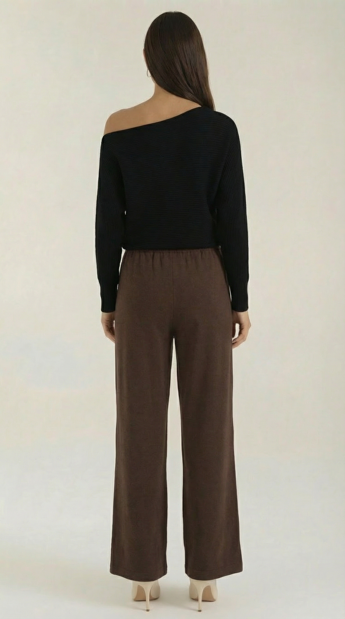 Suéter Mildred de Punto Off-Shoulder