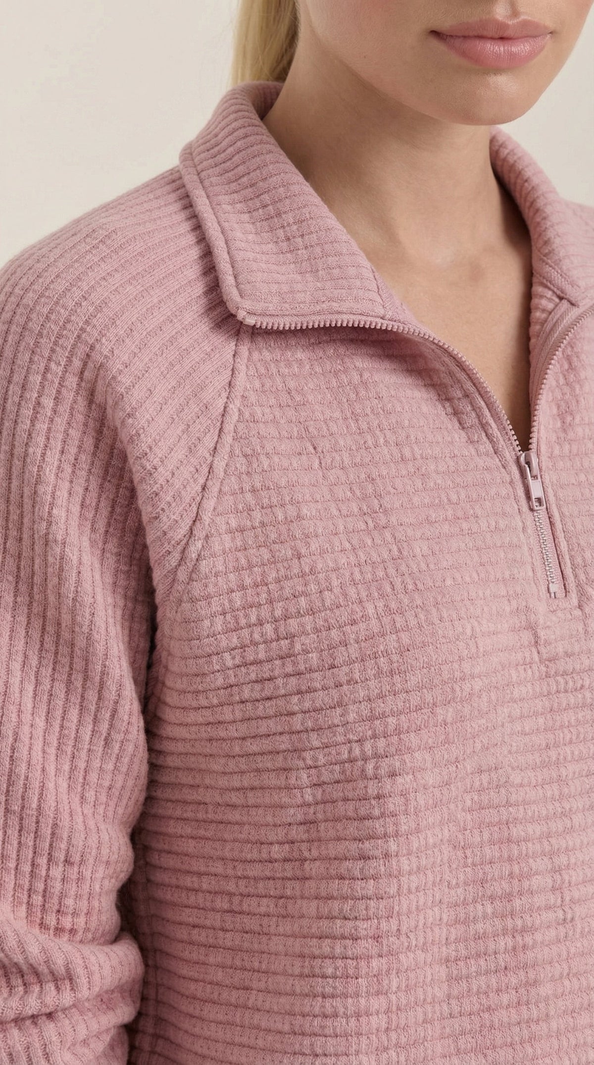 Melinda Polo Pullover con Media Cremallera
